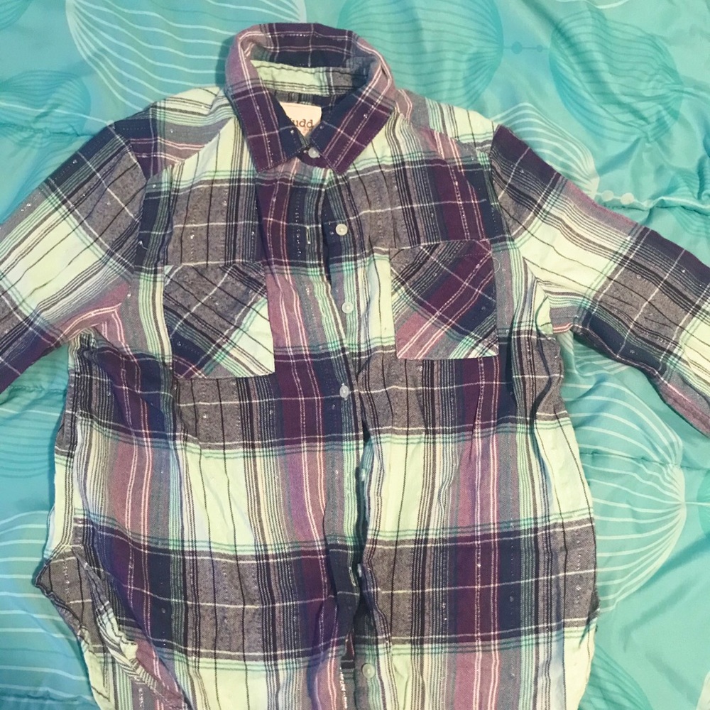 Mudd Multicolored plaid shirt